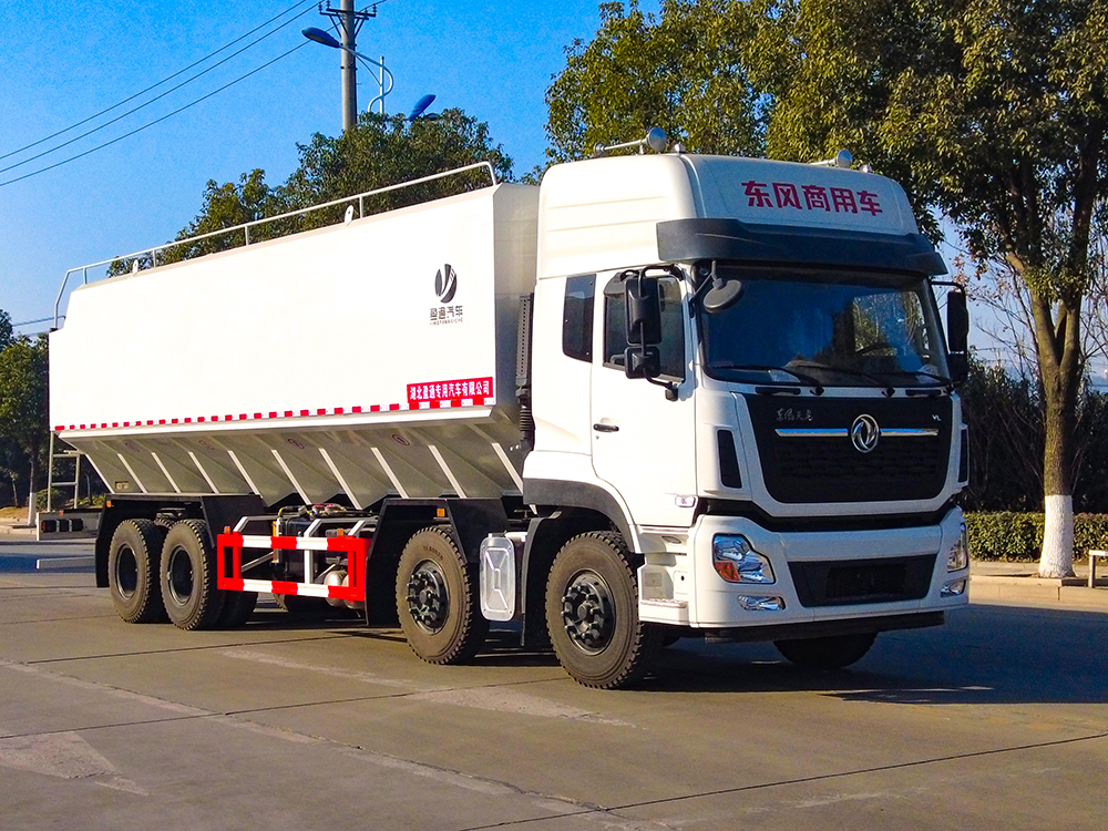 東風(fēng)天龍前四后八散裝飼料車