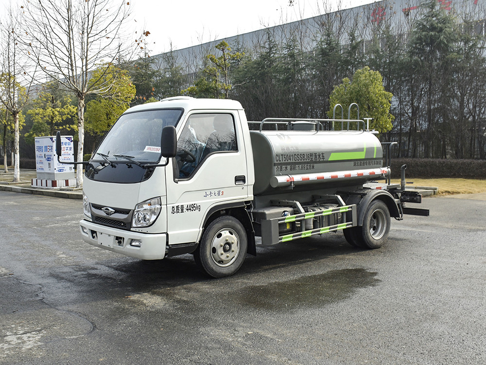 福田藍牌3噸灑水車